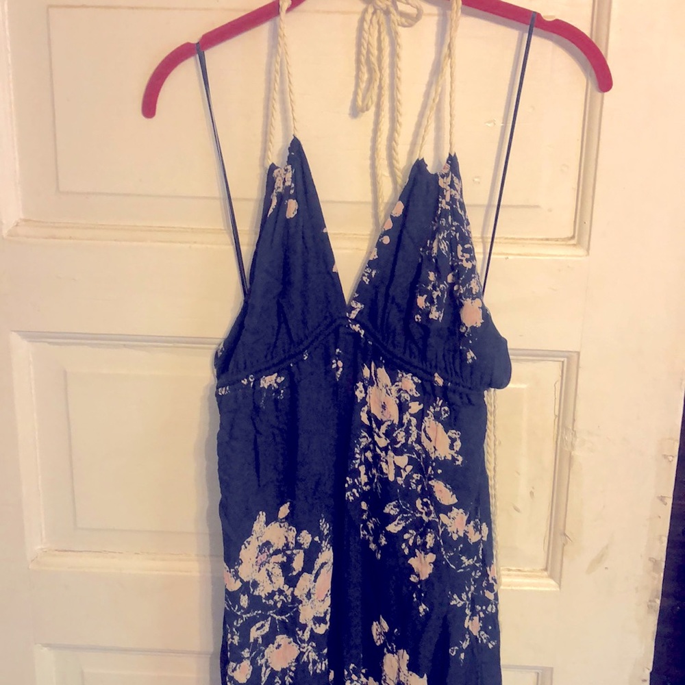 Lovestitch Tatiana Dress, navy blue with pockets